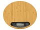 Electronic Bamboo Kitchen Scale with Touchscreen LCD, up to 5 kg