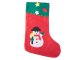 Christmas Stocking for Gifts, Felt, 40x27x18 cm, Red