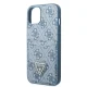 Apple iPhone 13 mini 5.4\'\' Guess 4G Triangle Logo Cardslot Case Cover, Blue
