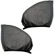 Car Side Window Sunshade Sun Visor Curtain Blind 2 pcs, with rubber bands