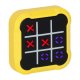 Elektroniskā spēle bērniem 4-in-1 Desas (Tic Tac Toe), dzeltena