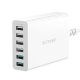 Blitzwolf BW-S15 6-Port USB Mains Charger, 60W, QC 3.0, White