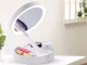 Magnifying Table Makeup Mirror with LED Light Foldable