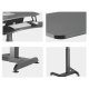 Maclean MC-835 Electric Height Adjustable Desk, Black