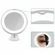 LED Cosmetic Mirror with 10x Magnification, White