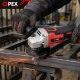 OPEX TOOLS OPX28010 Cordless Angle Grinder, 125mm, 21V, 2x 3.0Ah Batteries