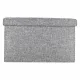 Folding Storage Ottoman 49 x 31 x 29 cm, Grey
