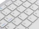 Wireless Bluetooth Keyboard for PC, iPad, Mac, Compact, White