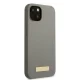 Guess Silicone Logo Plate MagSafe Case for iPhone 13 mini, Grey