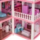Kids Toy Dollhouse with Furniture DIY Constructor