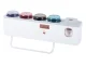 Toothbrush Organizer with UV Sterilizer and Toothpaste Dispenser