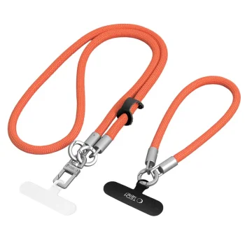 Tech-Protect C10S Rope Phone Lanyard Set - Orange