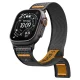 Spigen Athlex Air 2 Strap for Apple Watch (44 / 45 / 46 / 49 mm), Black and Orange
