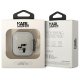 Прозрачный чехол Karl Lagerfeld для AirPods 1 / 2 KLA2HNKCTGT с блестками