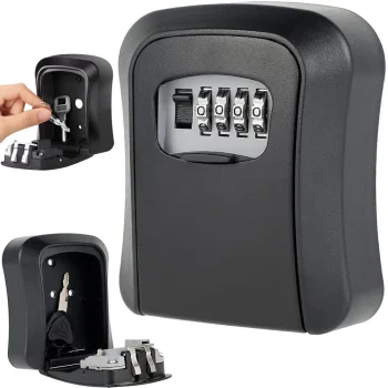 Metal Safe Locker for Keys with Cipher Code 11,5 x 9,5 x 4cm