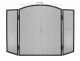 Kaminer PK013 Fireplace Screen, Black, 118 x 76 cm