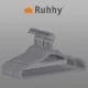 Clothes Hangers, 20 pcs, Grey, Ruhhy