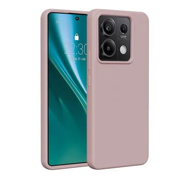 Etteri Silicone Case for Xiaomi Redmi Note 13 Pro 5G, Light Pink