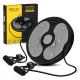 4Fizjo Mini Rotary Twister Board with Resistance Bands, Grey/Black