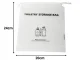 Waterproof Travel Toiletry Bag / Organizer, 24x20 cm, Semi-transparent