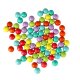 Wooden Bead Mosaic Educational Puzzle Montessori, 77 pcs