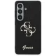 Guess Fixed Glitter Big 4G Case for Samsung Galaxy S26 - Black