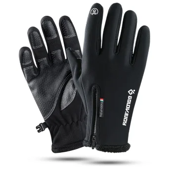 Telcon Winter Sports Touchscreen Gloves, Size L, Black