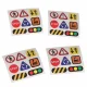 Magnetic Building Blocks - Racing Track and Trains, 140 Pieces