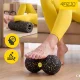 4FIZJO 5-Piece EPP Massage Roller and Ball Set, Black and Gold