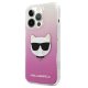 Apple iPhone 13 Pro Max 6.7\" Karl Lagerfeld Choupette Head Case Cover (KLHCP13XCTRP), Pink