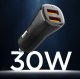 Spigen Essential EV302 30W 2-Port USB-A Car Charger - Black