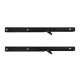 Maclean MC-196 Folding Shelf Brackets, 350-700mm, Max 50kg, Black, 2 pcs