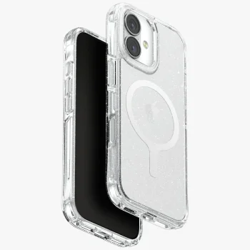 Uniq iPhone 17 Case LifePro Xtreme Magclick Charging, Transparent-Glitter