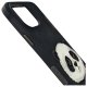 Nimmy Big Eyed Pet 2.0 Panda Case for iPhone 15 Pro, Black
