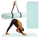 4Fizjo 832 TPE Anti-Slip Yoga and Exercise Mat 180x60x1 cm, Green