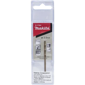 Makita D-17304 HSS-Co Metal Drill Bit 2.5x57mm
