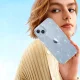 Tech-Protect FlexAir Hybrid Case for Samsung Galaxy S23 FE, Clear-Glitter