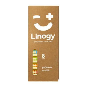 LINOGY AA Li-ion Pro Rechargeable Battery Set 1.5V 3600mWh - 8 Pack (P1160368)
