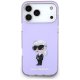 Karl Lagerfeld IML Aquarelle MagSafe Case for iPhone 17 Pro Max, Purple
