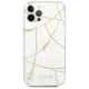 Guess Gold Chain Collection iPhone 12 Pro Max 6.7\" Case - White