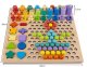 Wooden Educational Bead Puzzle and Fishing Game Toy DU17252