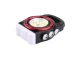 Portable Solar LED Flashlight with Power Bank HB-6678C, Red