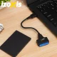 Izoxis USB to SATA 3.0 Adapter for 2.5\" HDD/SSD, Black