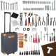 Bigstren Tool Set in Aluminum Suitcase on Wheels, 1000 Pieces