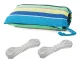 Single Striped Garden Hammock 200x80 cm with Carry Bag