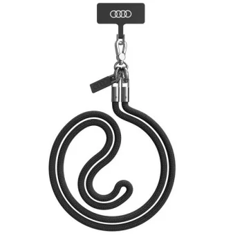 Audi Universal Crossbody Phone Lanyard 120cm x 6mm - Black