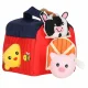 Plush Sensory Farm House Sorter Toy with 6 Animals, 7 pcs
