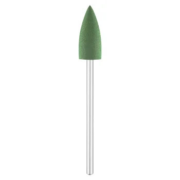 Exo Rubber Nail Drill Bit Polisher, Green Cone, Ø 10 mm