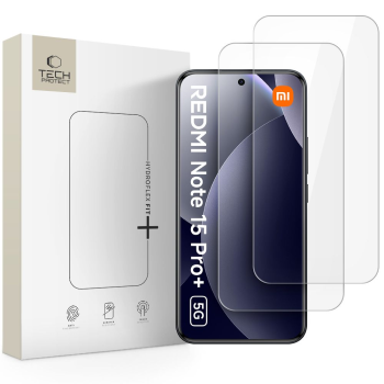 Xiaomi Redmi Note 15 Pro+ Plus Tech-Protect Hydro Flex+ Hydrogel Film 2x