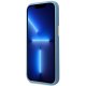 Guess iPhone 14 Pro Case 4G Logo Plate MagSafe, Blue